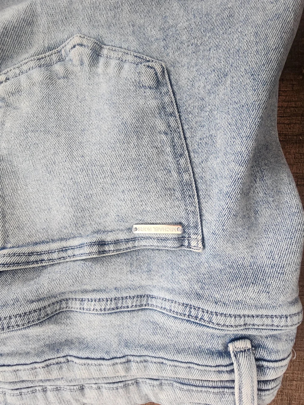 Michael Kors Light Blue Washed Denim Jeans